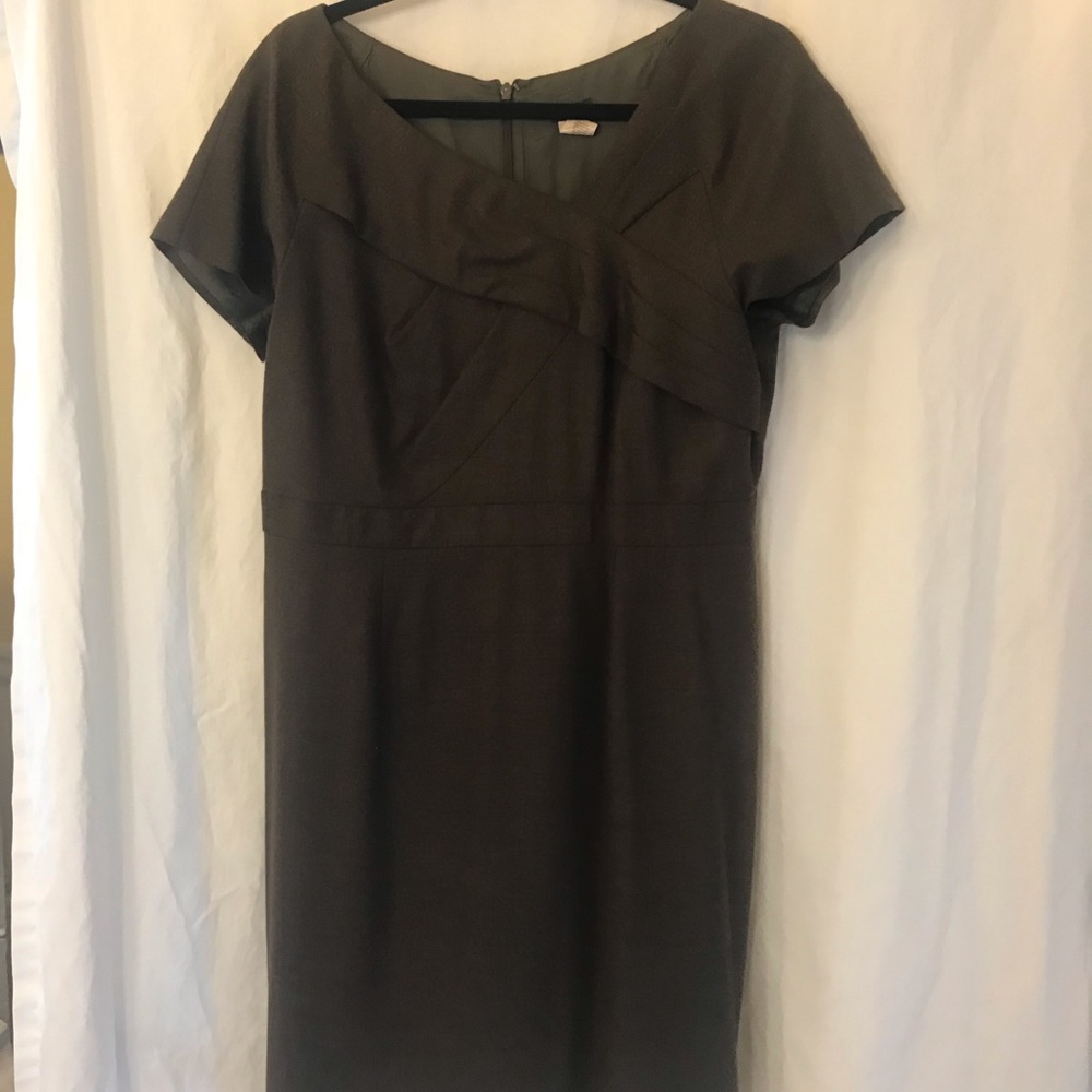Asymmetrical JCrew factory suiting dress, size 12